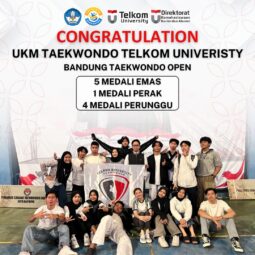 Prestasi UKM Taekwondo Tel-U di Bandung Taekwondo Open 2025
